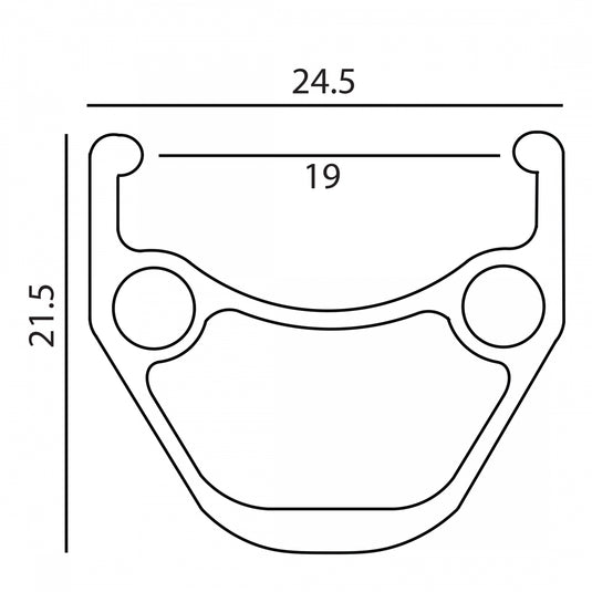 XM119 Disc Mavic 26in XM119 Black 32