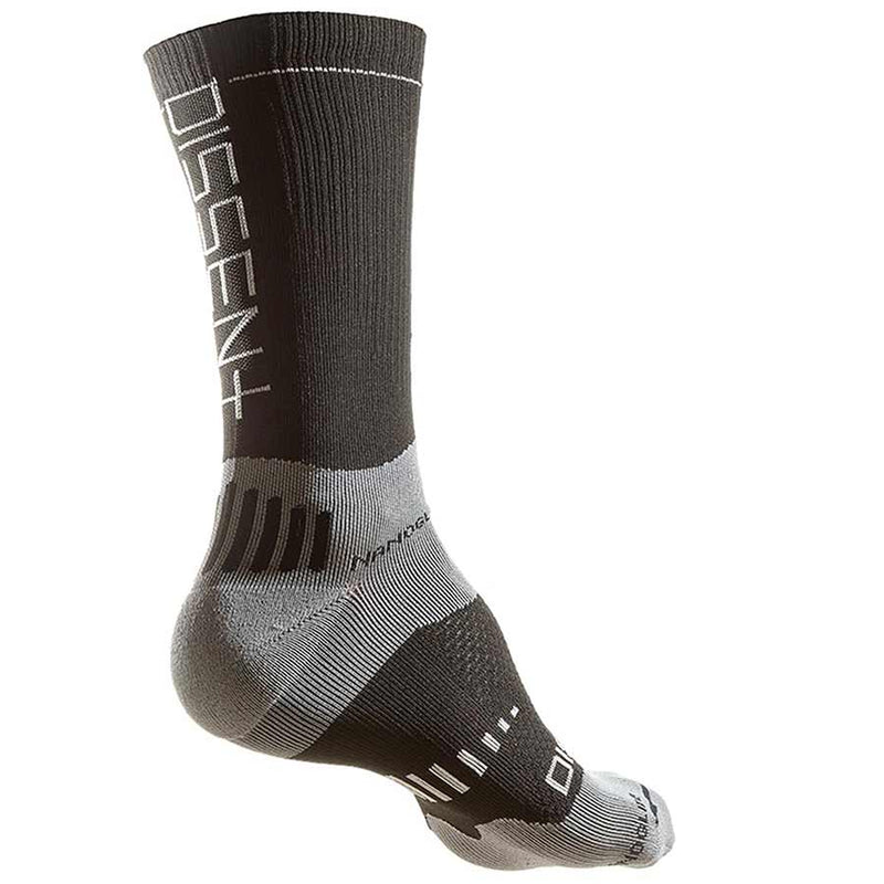 Load image into Gallery viewer, Dissent Supercrew Nano 6&quot; Compression socks, Black, XL (Men 12+)
