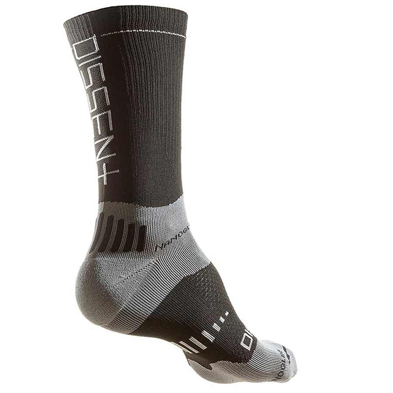 Load image into Gallery viewer, Dissent Supercrew Nano 8&quot; Compression socks, Black, M (Men 7-9)
