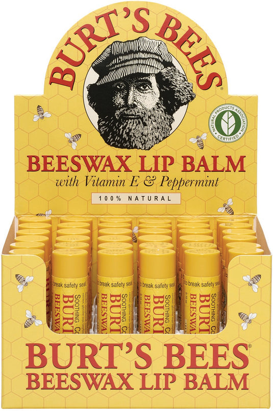 Burt's Bees Beeswax Lip Balm - Nourishing Lip Care for Soft Lips, 0.15 Oz