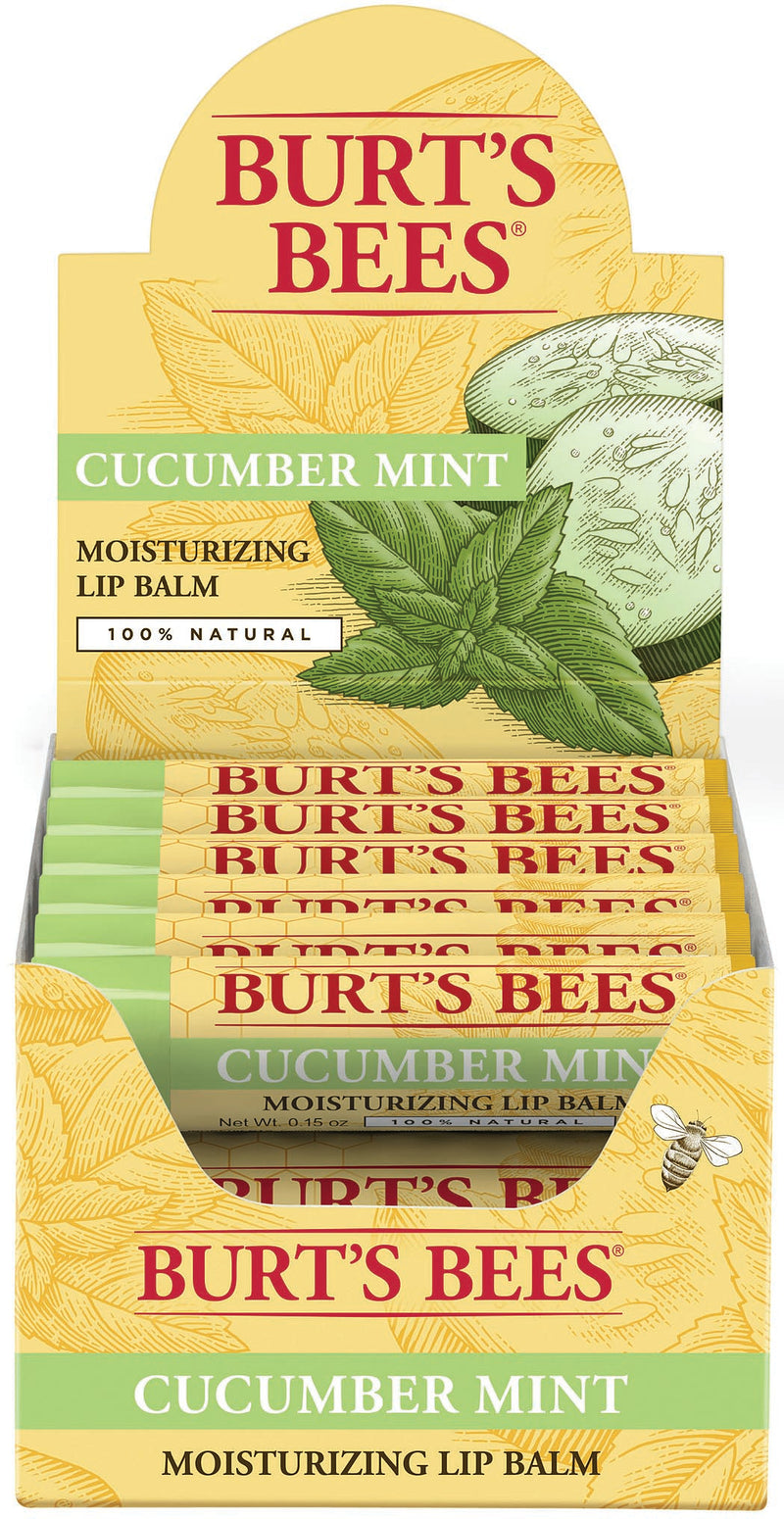 Load image into Gallery viewer, Burt&#39;s Bees Cucumber Mint Lip Balm - Hydrating Lip Care for Soft, Smooth Lips
