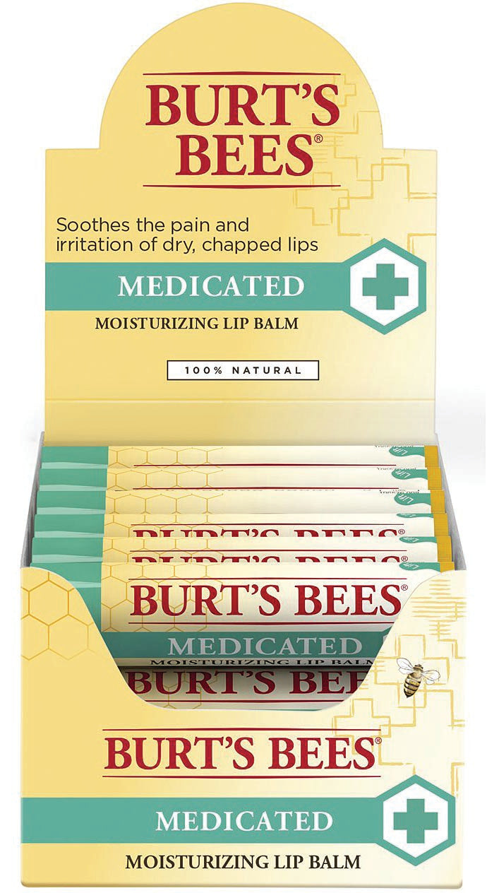 Load image into Gallery viewer, Burt&#39;s Bees Medicated Lip Balm - Soothing Relief for Dry Lips, 0.15 Oz
