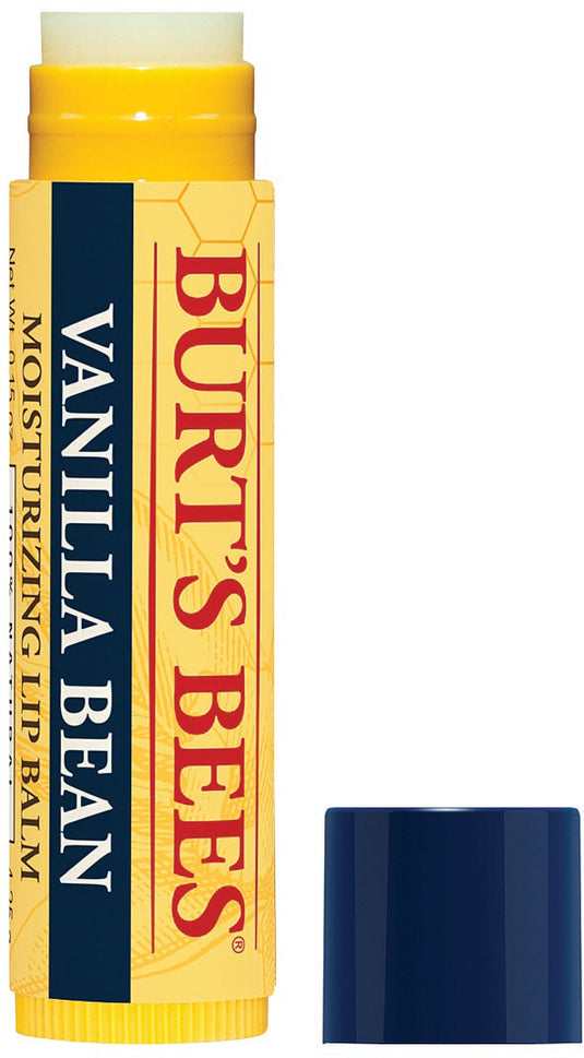 Burt's Bees Vanilla Bean Lip Balm - Nourishing Lip Care for Soft, Smooth Lips