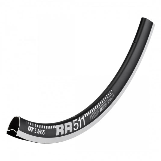 2 Pack DT Swiss RR 511 700c Tubeless Ready Road Rim 24h Black Squorx Nipples Rim