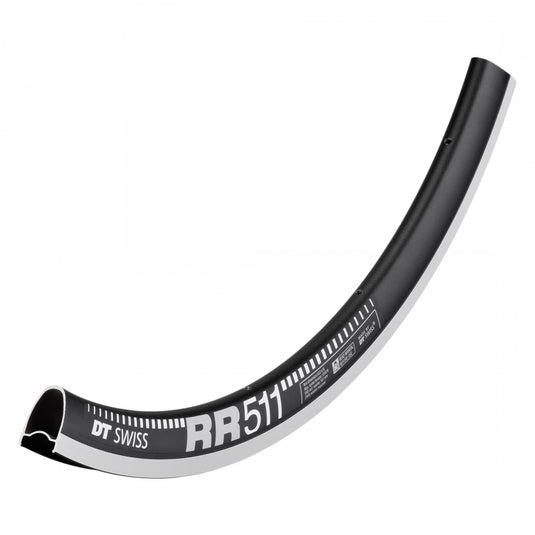 2 Pack DT Swiss RR 511 700c Tubeless Ready Road Rim 32h Black Squorx Nipples Rim