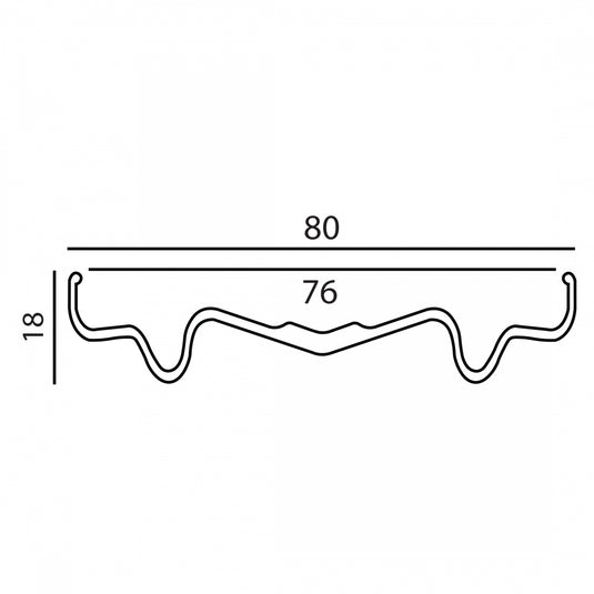 Pack of 2 HED B.A.D Big Aluminum Deal Rim - 26