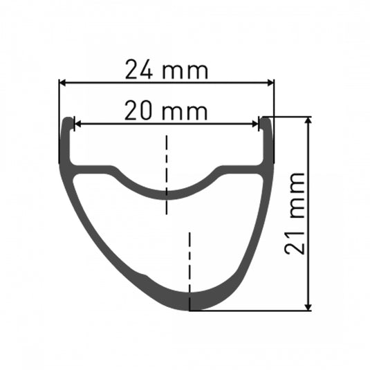 Pack of 2 DT Swiss RR 421 700c Tubeless Ready Road Disc Rim 28h