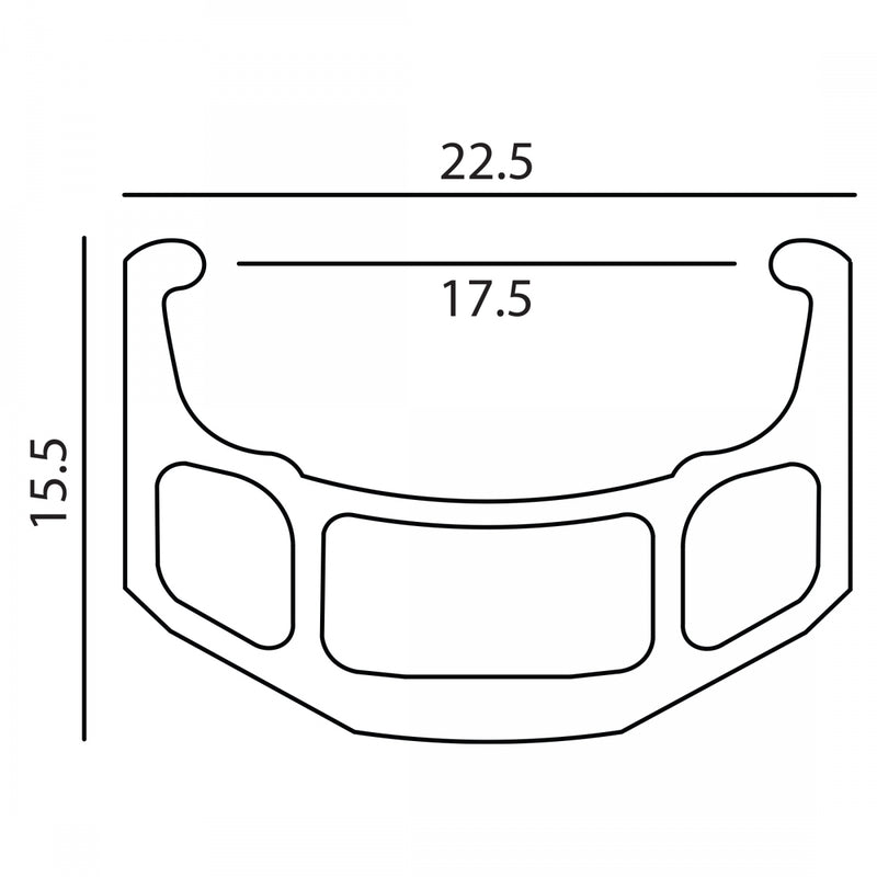 Load image into Gallery viewer, Pack of 2 Sun Ringle CR-18 Rim 29&quot; 36h Silver Clincher 22.5mm
