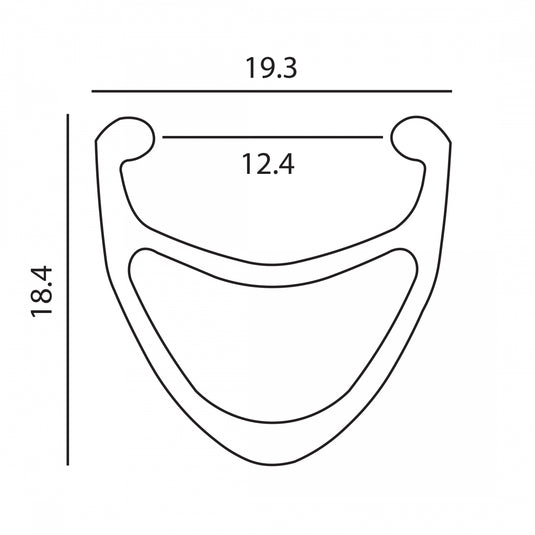 Pack of 2 M-14A Sun Ringle 650C M-14A Silver Pol 36