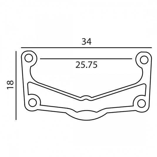 Pack of 2 Odyssey Quadrant Rim - 20