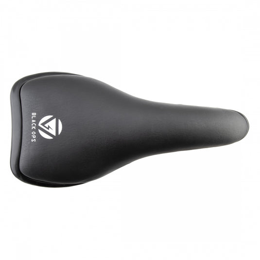 Black Ops Drop Nose BMX Saddle - Black Synthetic Material Unisex