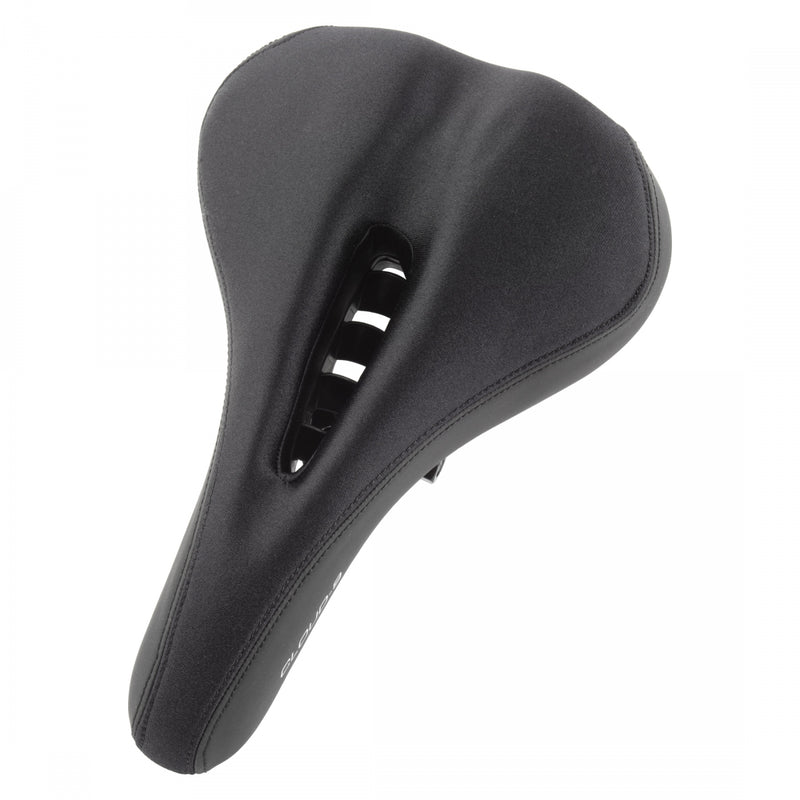 Load image into Gallery viewer, Cloud-9 Ladies Cut Out Bicycle Comfort Sport Seat - Black Lycra Cover
