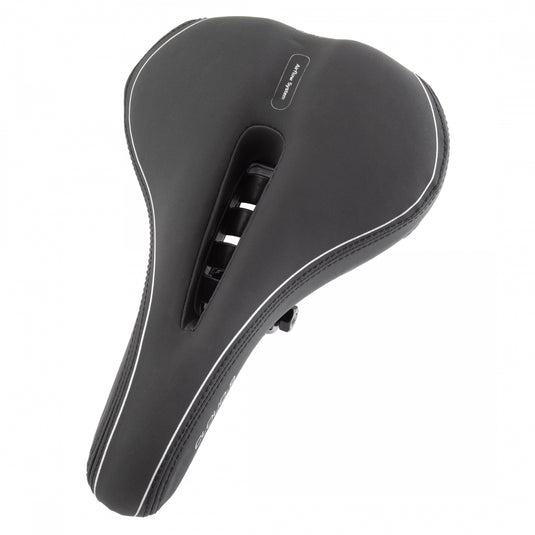 Cloud-9 Ladies Cut Out Bicycle Comfort Sport Seat - Black Vinyl Cover