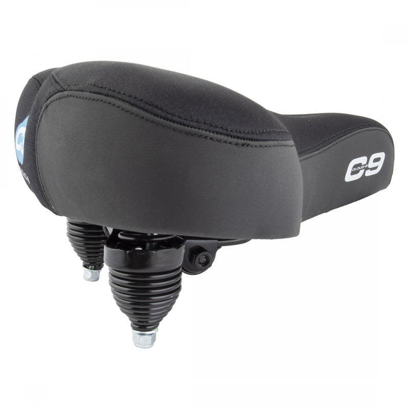 Load image into Gallery viewer, Cloud-9 Unisex Bicycle Comfort Seat Cruiser-ciser Springs - Black Gel Padding
