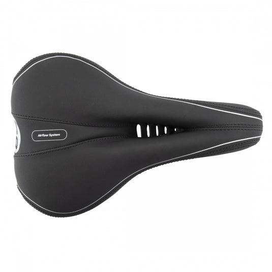 Cloud-9 Unisex Cut Out Bicycle Comfort Seat - Black Vinyl Cover Unisex