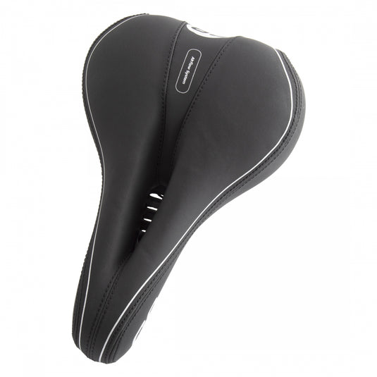 Cloud-9 Unisex Cut Out Bicycle Comfort Seat - Black Vinyl Cover Unisex