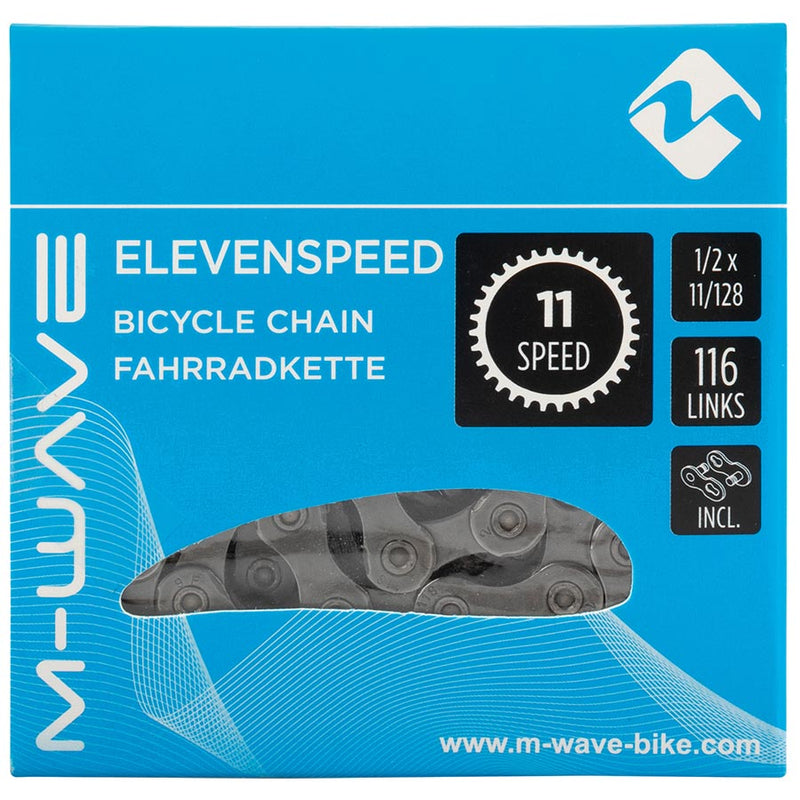 Load image into Gallery viewer, M-Wave Ellevenspeed Chain Speed: 11, 11/128&#39;&#39;, Links: 116, Grey
