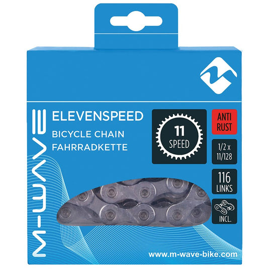 M-Wave Ellevenspeed AR Chain, Speed: 11, 11/128'', Links: 116, Grey