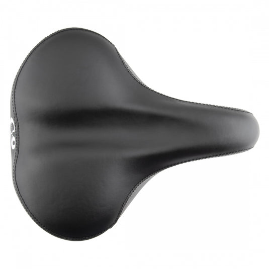 Cloud-9 Unisex Suspension Bicycle Comfort Seat - Black Vinyl Steel Rails