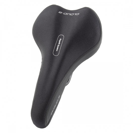 Cloud-9 Mens Bicycle Comfort Sport Seat Anatomic Relief - Black Steel Rails