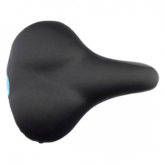 Cloud-9 Unisex Bicycle Comfort Seat Cruiser - Black Steel Rails Lycra Cover