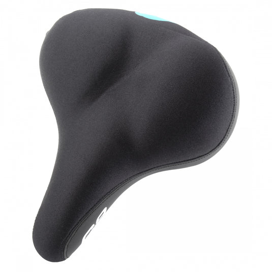 Cloud-9 Unisex Bicycle Comfort Seat Cruiser - Black Steel Rails Lycra Cover