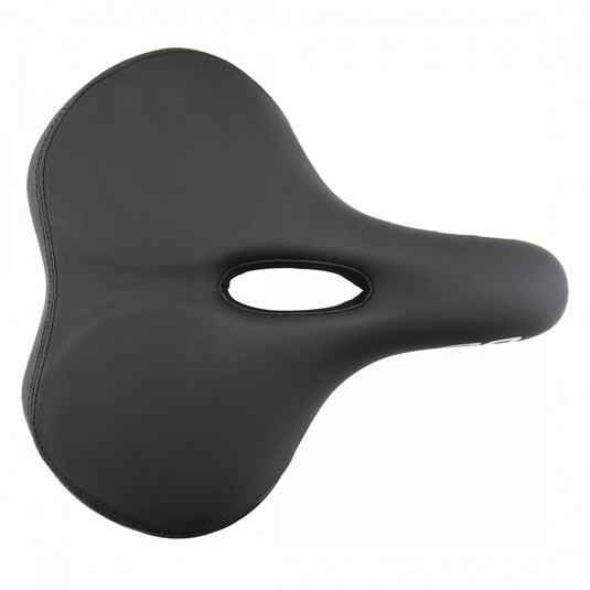 Cloud-9 Unisex Cut Out Bicycle Comfort Seat - Black Steel Rails Emerald