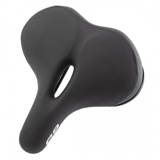 Cloud-9 Unisex Cut Out Bicycle Comfort Seat - Black Steel Rails Emerald