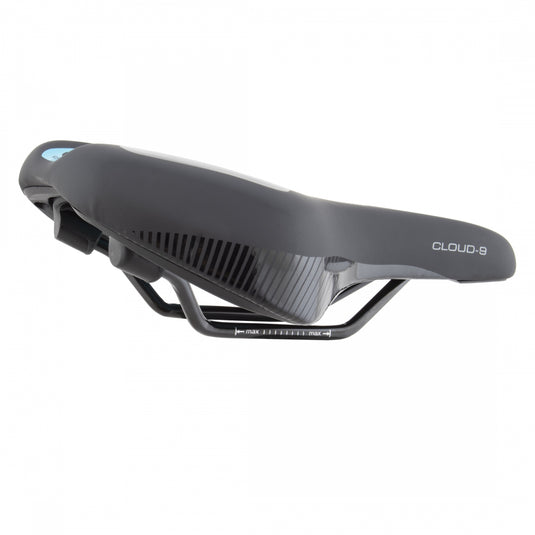 Cloud-9 Unisex Medium Sport Saddle Kush Plus Memory Foam Road MTB - Black