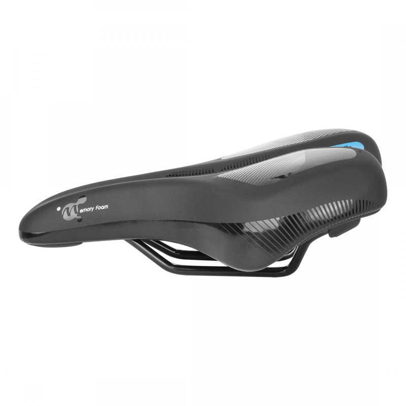 Load image into Gallery viewer, Cloud-9 Unisex Wide Sport Saddle Kush Plus Memory Foam Road MTB - Black
