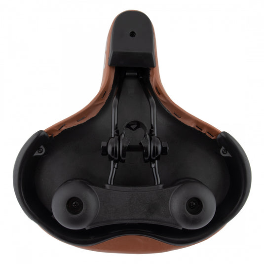 Cloud-9 Unisex Bicycle Comfort Seat - Brown Steel Rails Emerald Cover