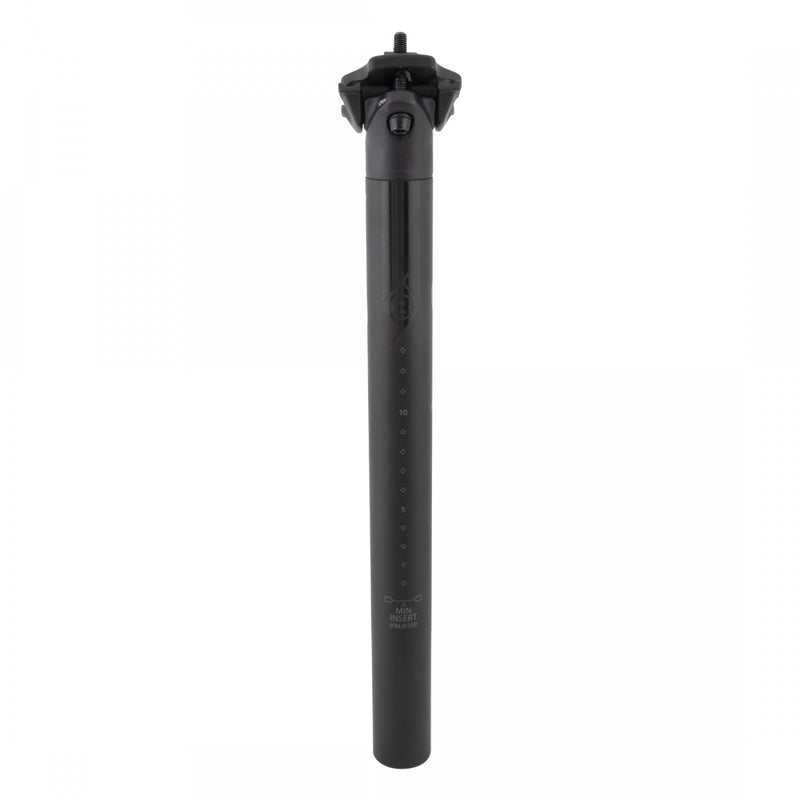 Load image into Gallery viewer, Origin8 Axys Carbon Seatpost 30.9mm 350mm Black Micro-Adjust 2 Bolt Clamp
