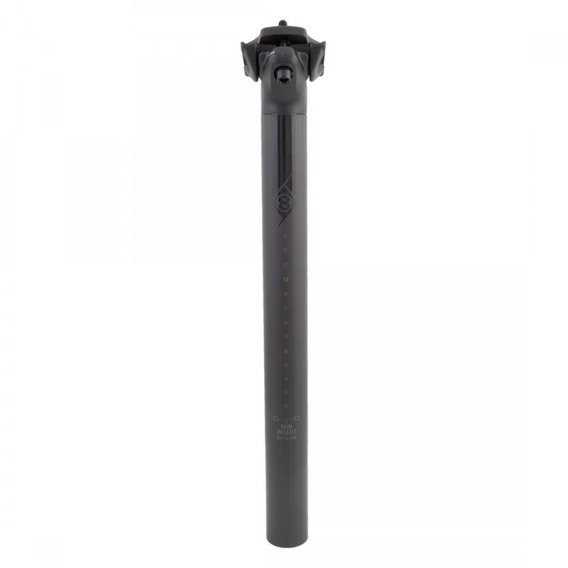 Load image into Gallery viewer, Origin8 Axys Carbon Seatpost 30.9mm 350mm Black Micro-Adjust 2 Bolt Clamp
