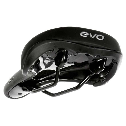 Evo Recreational Saddle 282 x 172mm, Men, Black