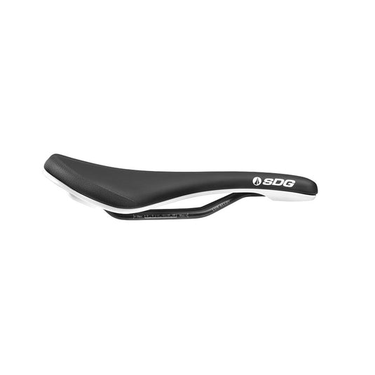 SDG Components Bel-Air V3 Lux-Alloy, Saddle, 260 x 140mm, Unisex, 236g, Black/White