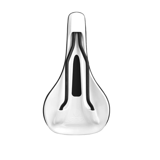 SDG Components Bel-Air V3 Lux-Alloy, Saddle, 260 x 140mm, Unisex, 236g, Black/White