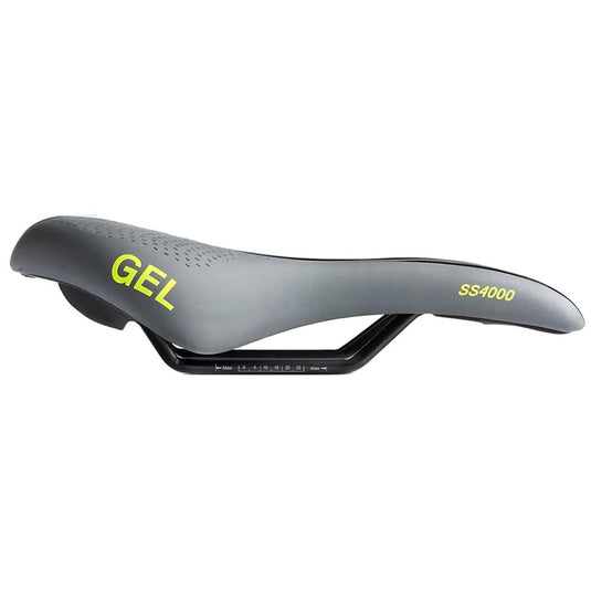 Delta Comfort Race Gel Saddle - Grey 140mm Width Lightweight PU Foam