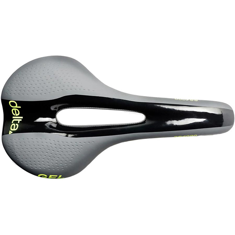 Load image into Gallery viewer, Delta Comfort Race Gel Saddle - Grey 140mm Width Lightweight PU Foam
