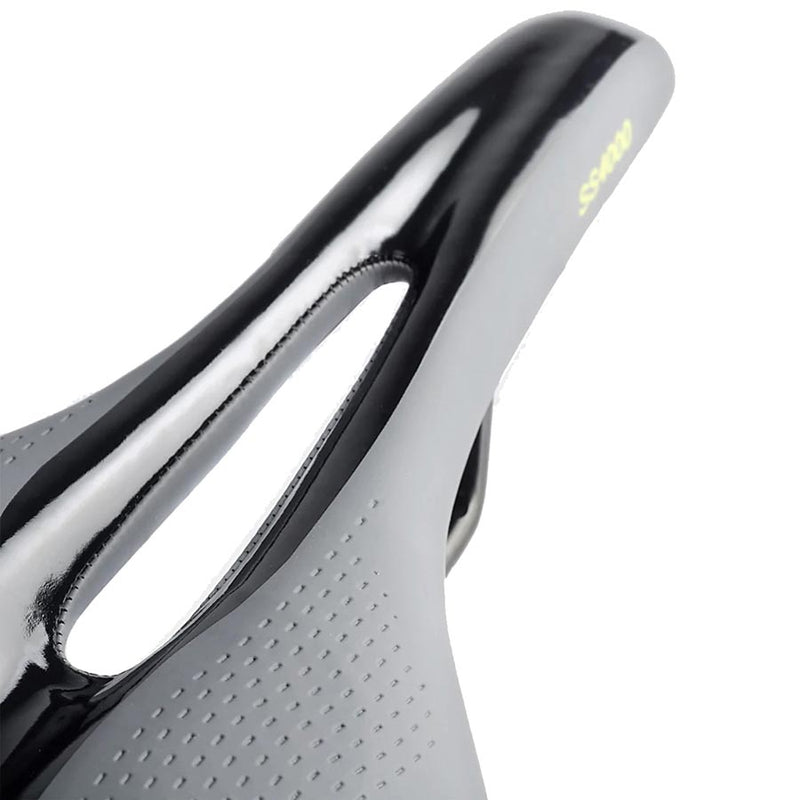 Load image into Gallery viewer, Delta Comfort Race Gel Saddle - Grey 140mm Width Lightweight PU Foam
