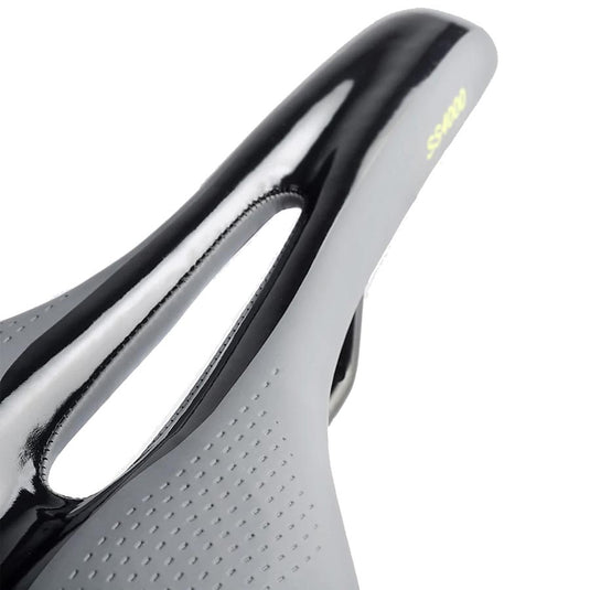 Delta Comfort Race Gel Saddle - Grey 140mm Width Lightweight PU Foam