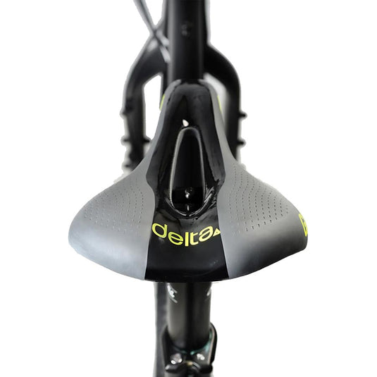 Delta Comfort Race Gel Saddle - Grey 140mm Width Lightweight PU Foam