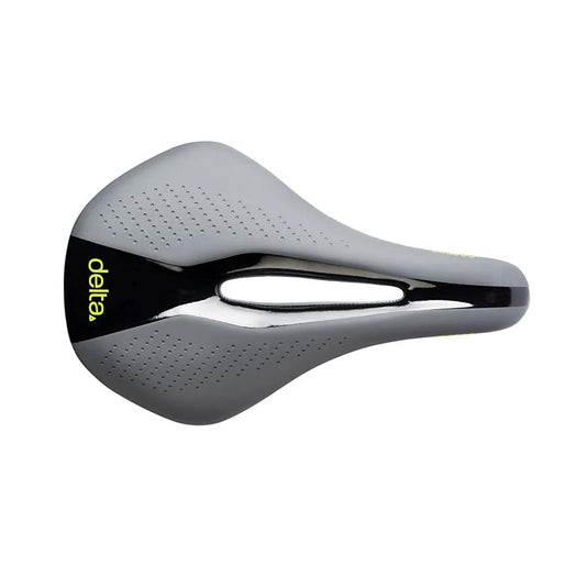 Delta Comfort Race Shorty Saddle - Grey 160mm Width Lightweight PU Foam