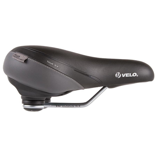 Velo Tour Air Comfort Saddle, 272 x 210mm, 665g, Black