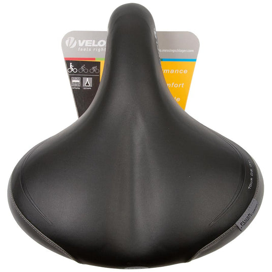 Velo Tour DS Gel Comfort Saddle, 265 x 255mm, Black