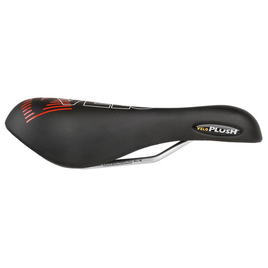 Velo Plush Gel D1 Saddle 267 x 168mm, 478g, Black