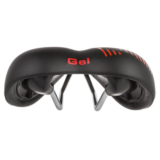 Velo Plush Gel D1 Saddle 267 x 168mm, 478g, Black