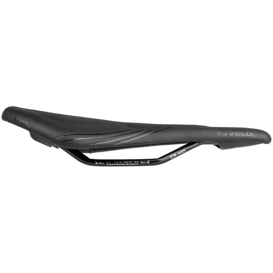 Velo Airthru Gel Racing Saddle, 273 x 141mm, 268g, Black