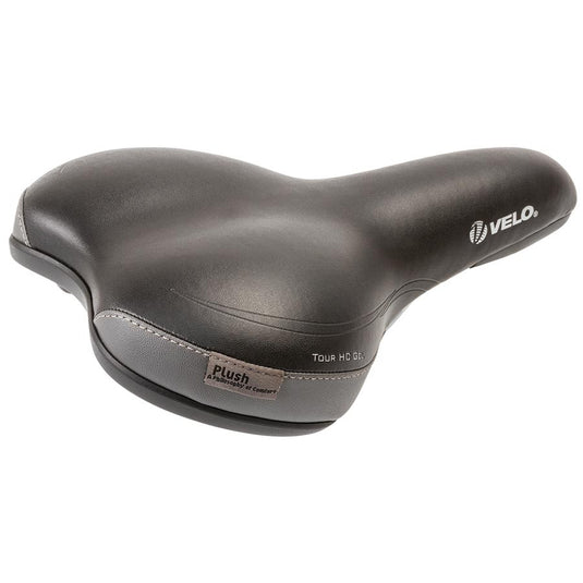 Velo Tour HC Gel Comfort Saddle, 260 x 168mm, 463g, Black