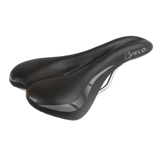 Velo WC Touring Saddle 250 x 168mm, 318g, Black