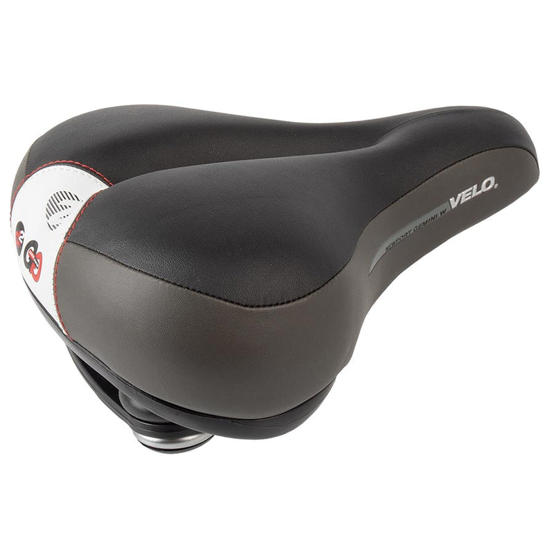 Load image into Gallery viewer, Velo Newport Gemini Saddle 245 x 212mm, 685g, Black
